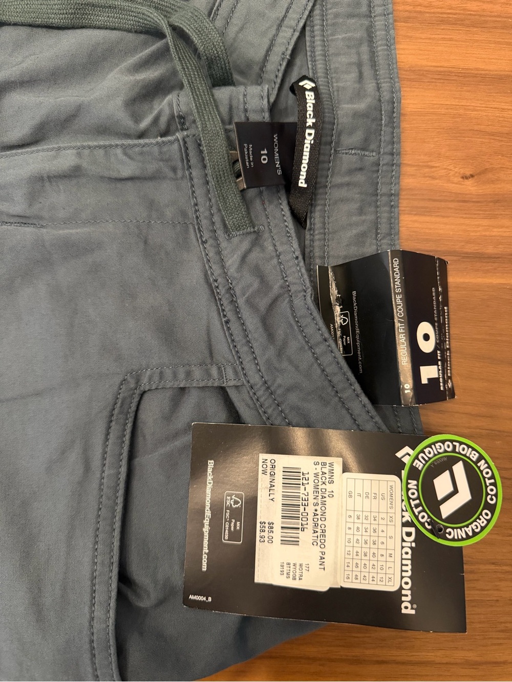 Black Diamond - Credo Pant - Adriatic - 10